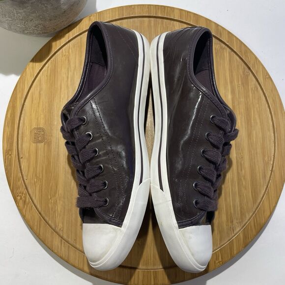 Cole Haan Laurie Purple Patent Leather Sneaker Women's 7.5 Low-Top Skater Shoe - Picture 7 of 12